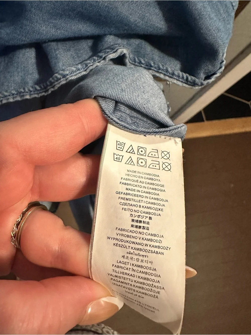 Michael Kors Light Blue Denim-Style Wrap Mini Dress XS